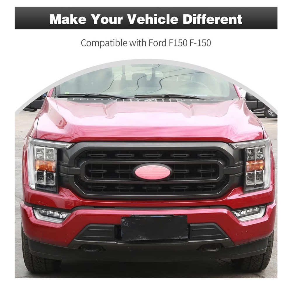 F150 Ford Pink American Flag Emblem F 150 Ford Pink Accessories